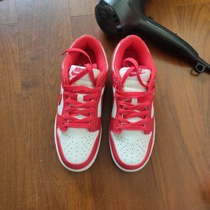 Bright Red Nike Sneakers Shoes Of Size EU38